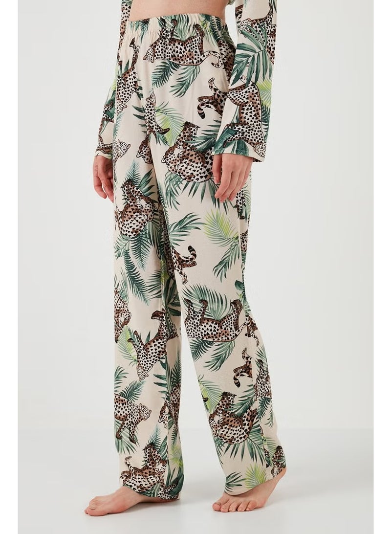 Lela Reguar Fit Soft Textured Pajama Set Women's Pajama Set 611PT288Y - Image 3